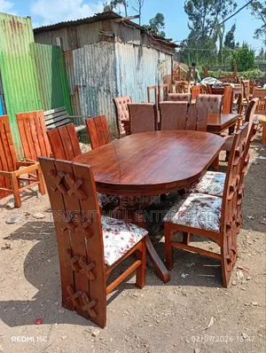 Solid X Dining Tables 6 Seater