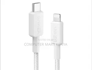 Anker 322 Usb-C to Lightning Cable (6ft Braided) White