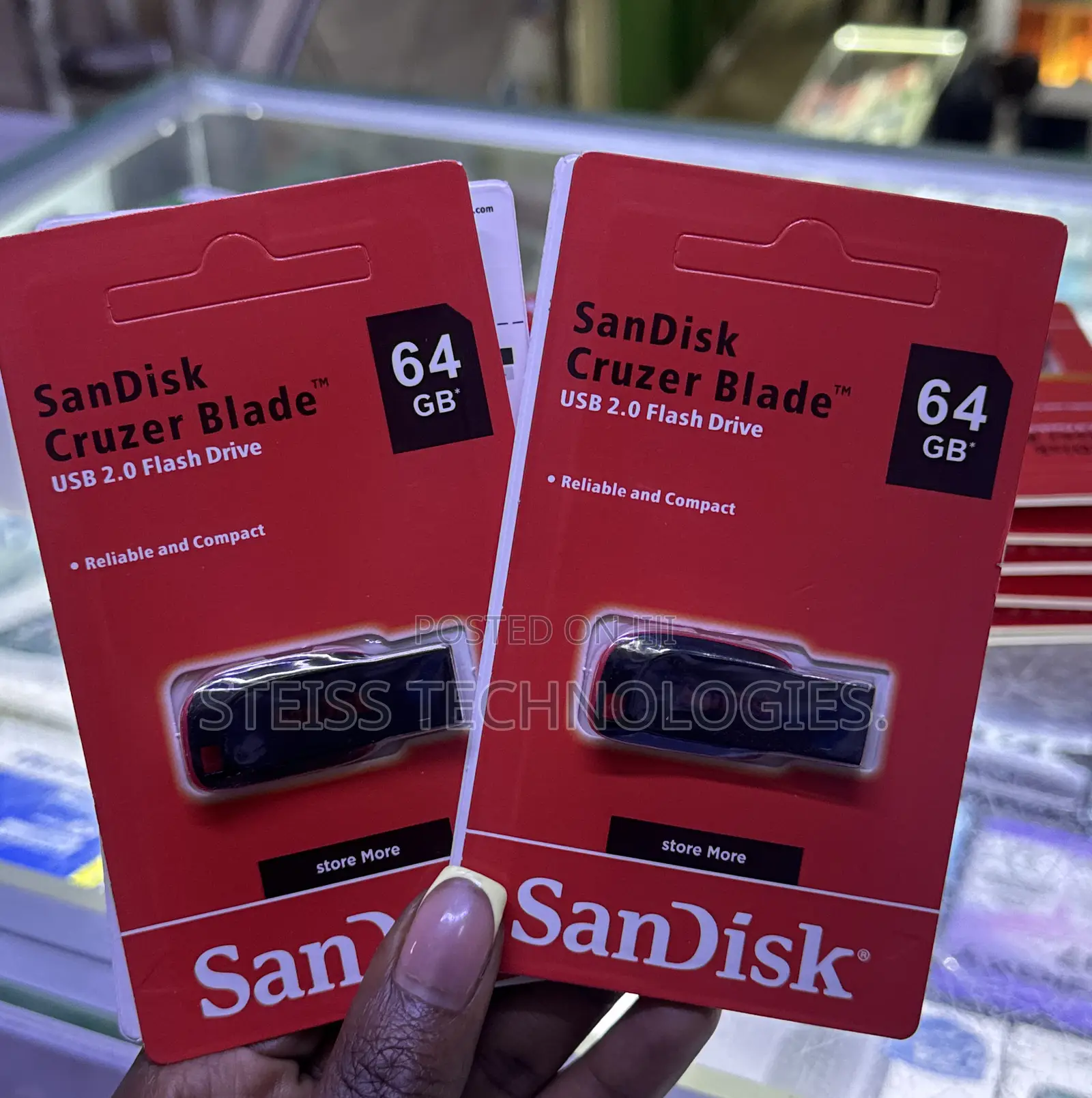 64gb Cruzer Blade Sandisk Flashdisk