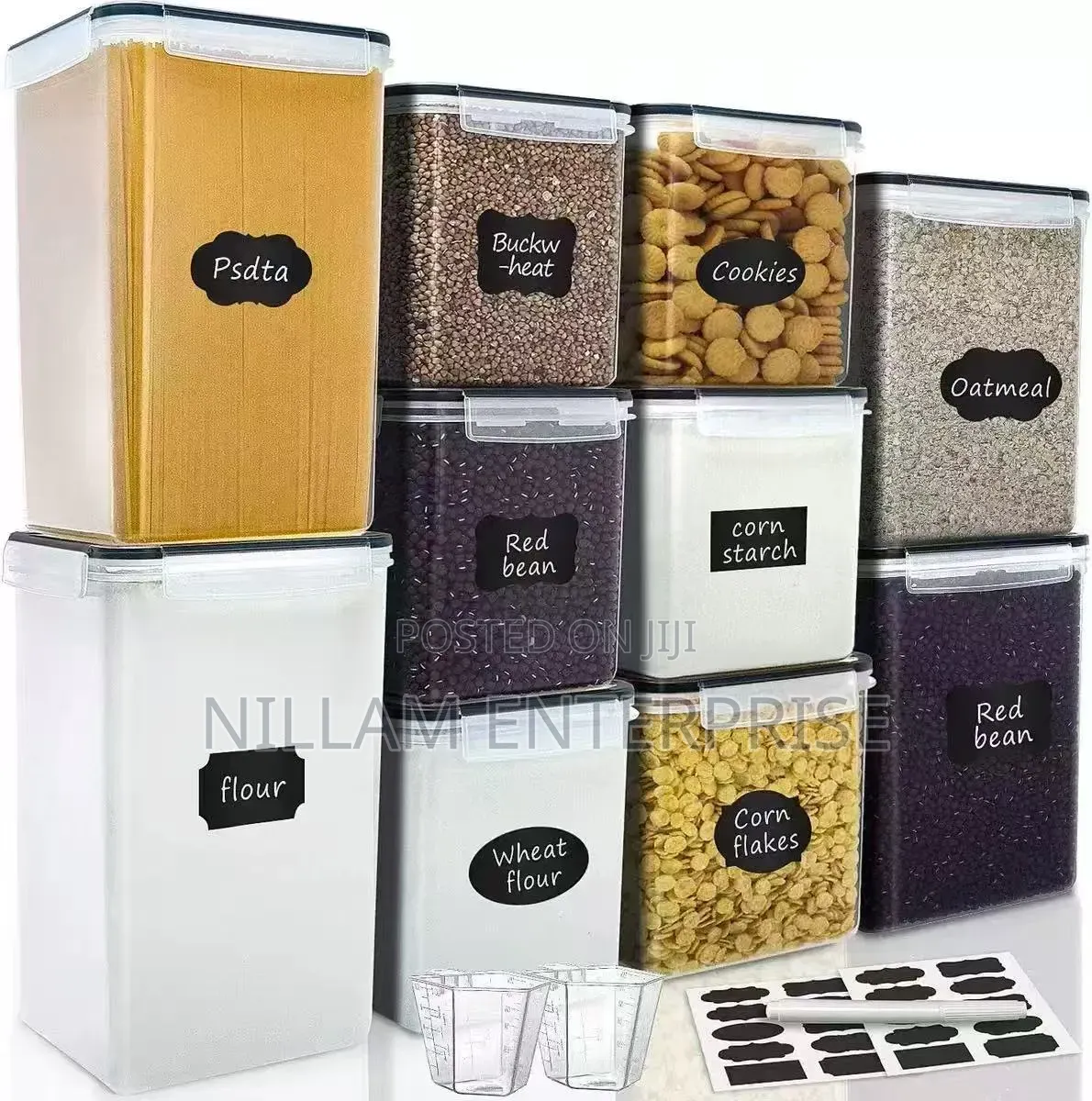 10pcs Food / Cereals Storage
