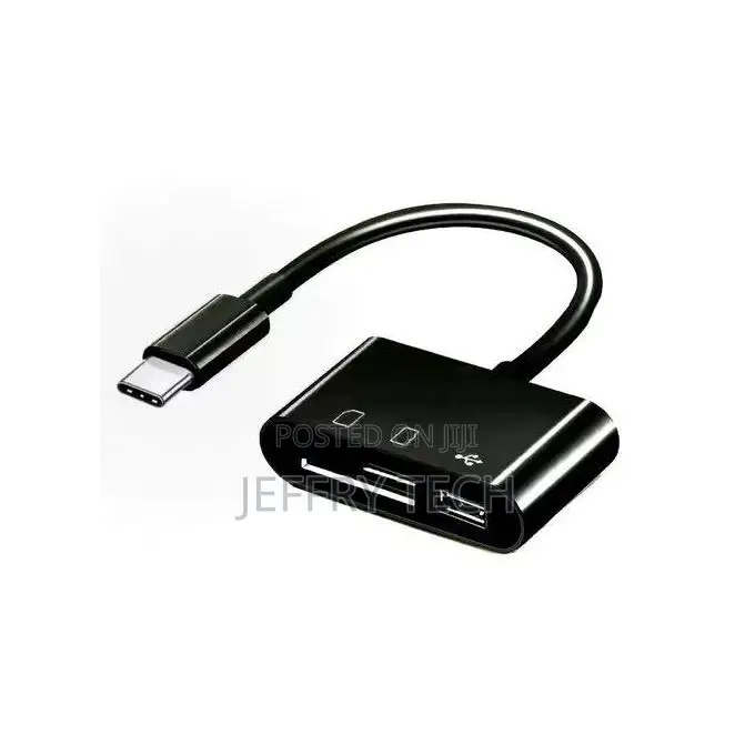 Usb 3.0 Type-C 3-in-1 Otg Card Reader for Phone Computer