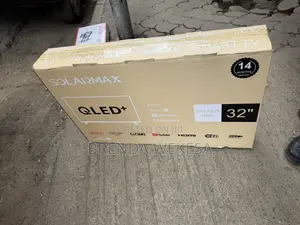 Solarmax 32" Inch Qled FHD Android Tv,Netflix,Decoder,Bluetooth-Enable