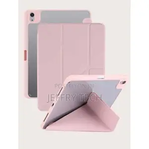 Foldable Clear Back Case for iPad Air 11 M3 (2025) – Pencil Holder, Tr