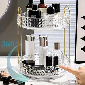 *360° Rotating Makeup Storage Rack