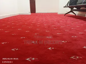 Executive Style | Luxury Red Dotted Office Carpet