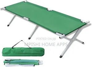 Foldable Camping Bed Green