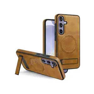 Samsung Galaxy S25 Plus Pu Leather Magnetic Adsorption Wireless Charg