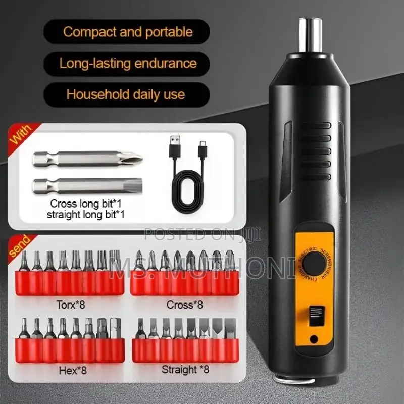 Cordless Electric Screwdriver Set