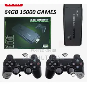 M8 Game Stick Lite Retro Gaming Console With 64gb of Storage