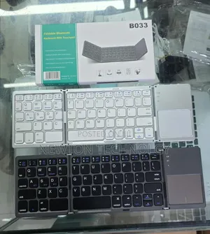 Three-Fold* Foldable Keyboard With Mouse Touchpad