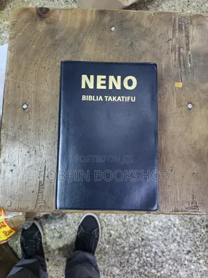 Neno Biblia Takatifu(Small)– Black Leather Cover