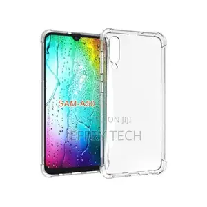 Samsung Galaxy A50 Flexible Clear Transparent Soft Tpu Back Case Cove