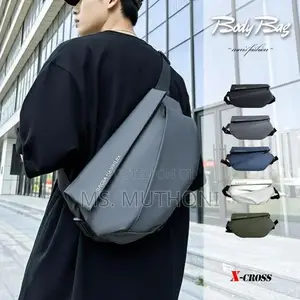 Water Resistant Finish Crossbody Sling Bag