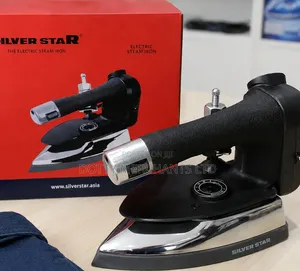 Super Steam Iron Box Silver Star