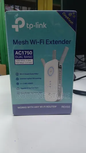 Tplink Re450 Mesh Wifi Range Extender Ac1750 Dual Band