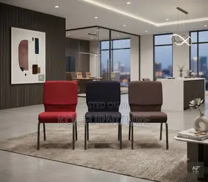 Office Chairs; Heavy Fabricated Armless Church Servoices Office Chairs