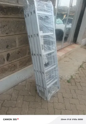 Heavy Duty 4*5 Foldable Aluminum Ladder 5.8m