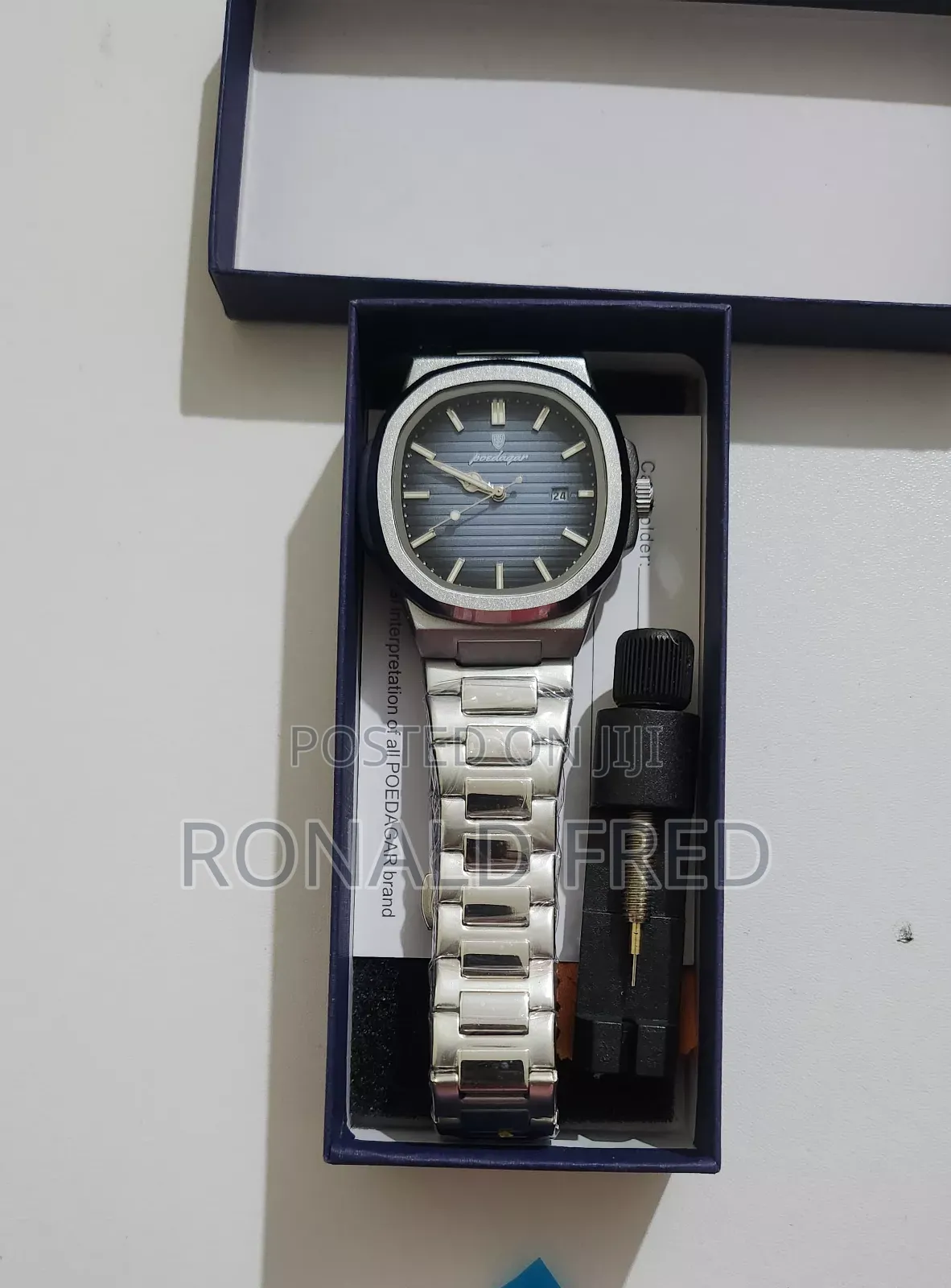 Poedagar Square Luxury Men's Watch
