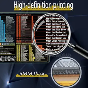 Excel Sheet Shortcut Guide Extended Mouse Pad