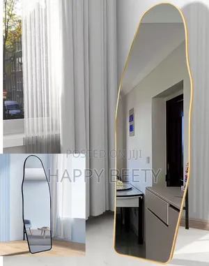 Wavy Shaped Standing Mirror Q