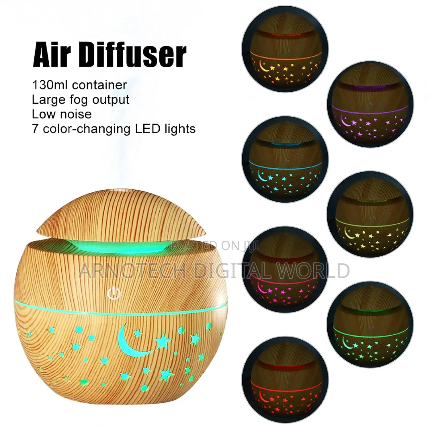 Usb Mushroom Shape Ultrasonic Humidifier, Air Diffuser Aromatherapy