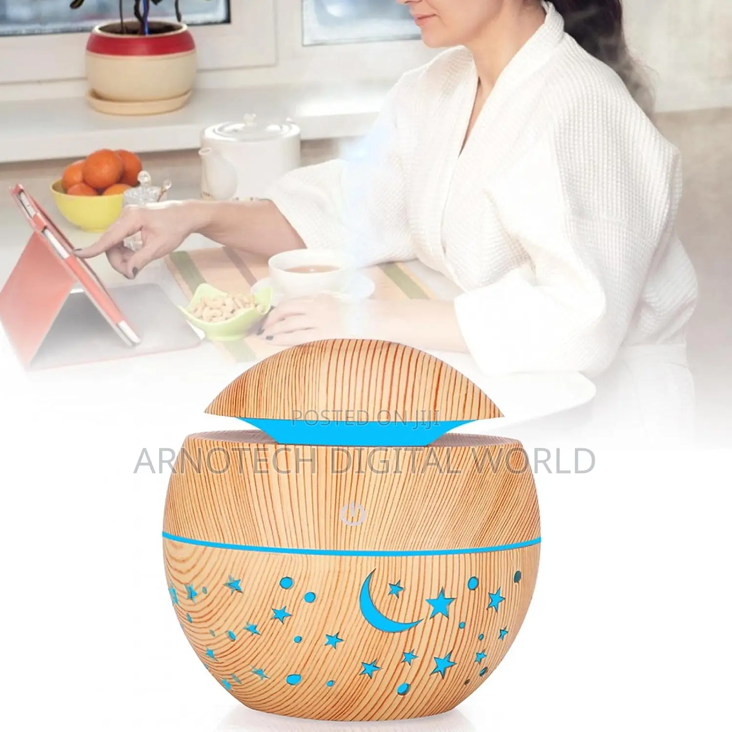 Usb Mushroom Shape Ultrasonic Humidifier, Air Diffuser Aromatherapy