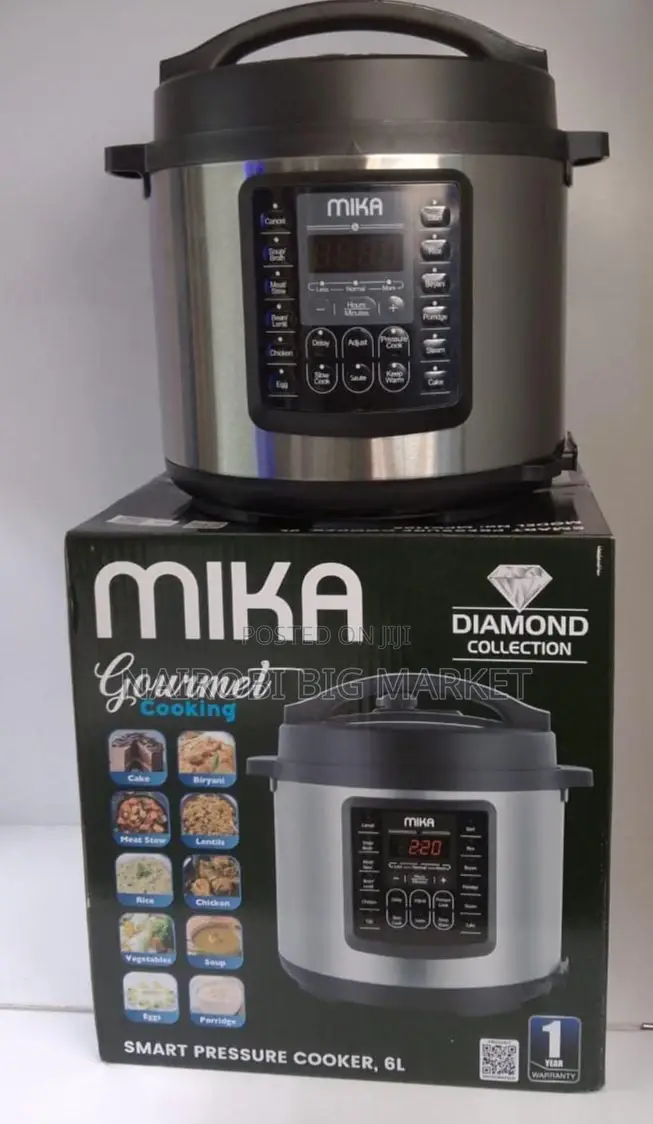 6 Litres Mika Smart Pressure Cooker
