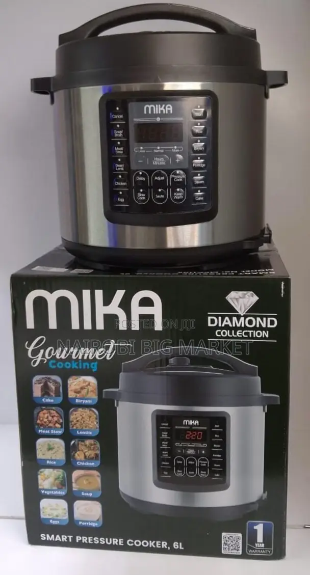 6 Litres Mika Smart Pressure Cooker