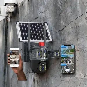 Outdoor Security 20mp Ultra Hd 4g PTZ Triple Lens Solar Camera