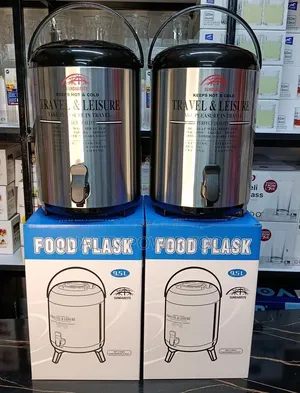 Travel Leisure 9.5-Liter Stainless Steel Hot and Cold Food Flask/Urn