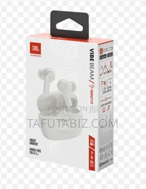 JBL Wavebeam True Wireless Earbuds(White)