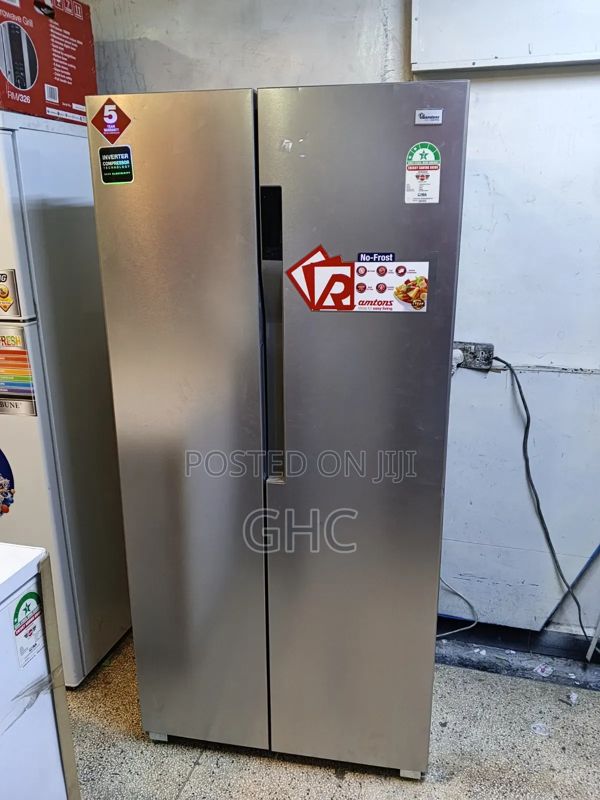 Ramtons Side by Side Refrigerator