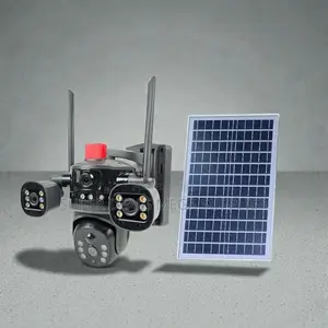 Colored Night Vision 20mp Ultra Hd 4g PTZ Triple Lens Solar Camera