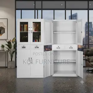 Office Cabinet; Two-Doors Steel Executive Cabinet for Storage