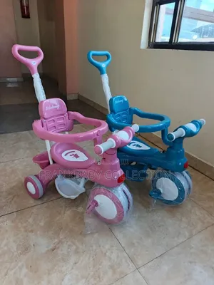 Premium Kids Push Handle Tricycle With Parental Control Safety Guard