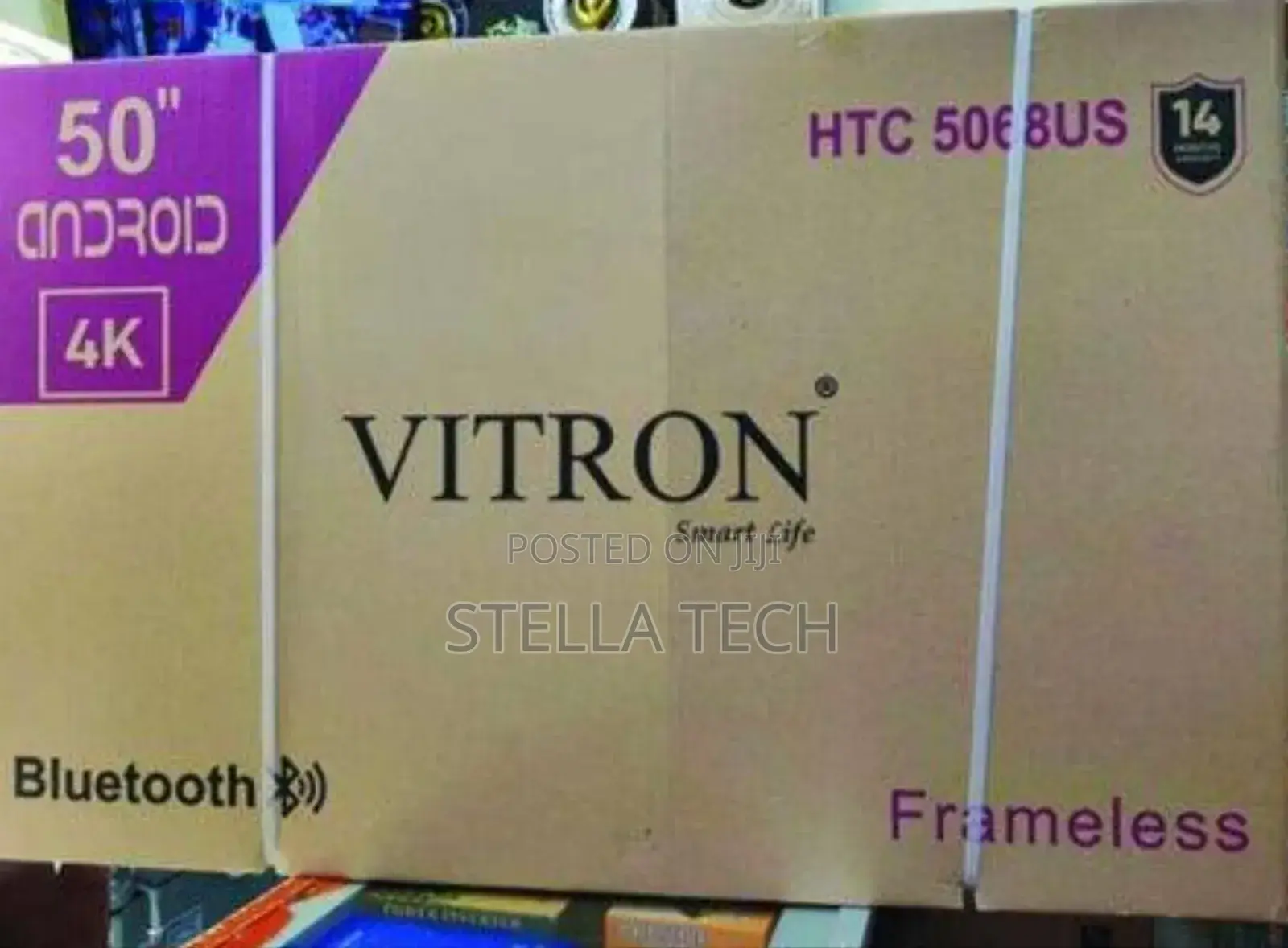 Vitron 50 Inches Smart Android Bt