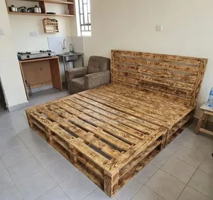 Heavy-Duty 5×6pallet Bed Frame- Strong, Stylish Affordable