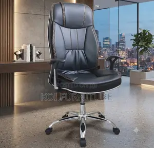 Office Chairs; Reciner Premium Leather Upholstery Office Chairs