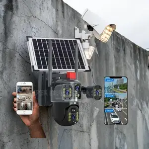 Multi-User Access 20mp Ultra Hd 4g PTZ Triple Lens Solar Camera