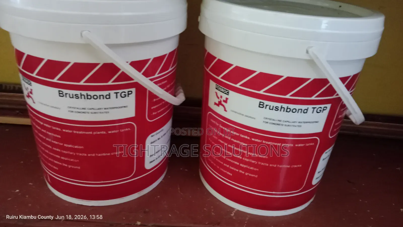 Brushbond TGP (20kg) — Crystalline Capillary Waterproofing System