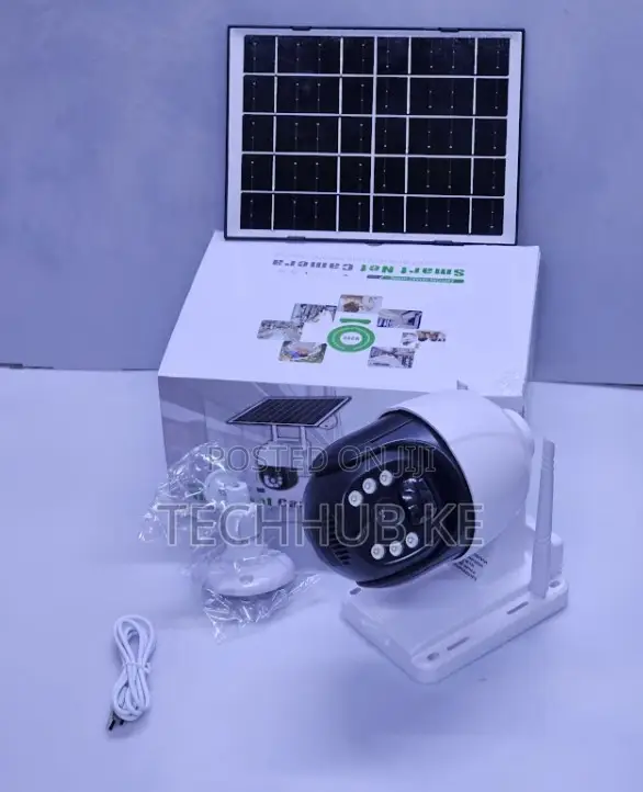 Single Lens 4g Solar Security Camera With Sim Card Support