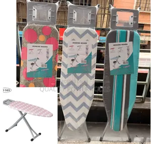 Imported Metallic Foldable Ironing Boards With Patterned Fabric Cover