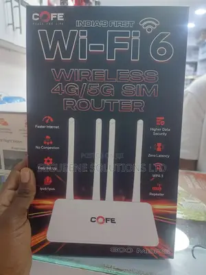 This Cofe Wifi 6 Wireless 4g/5g Sim Router