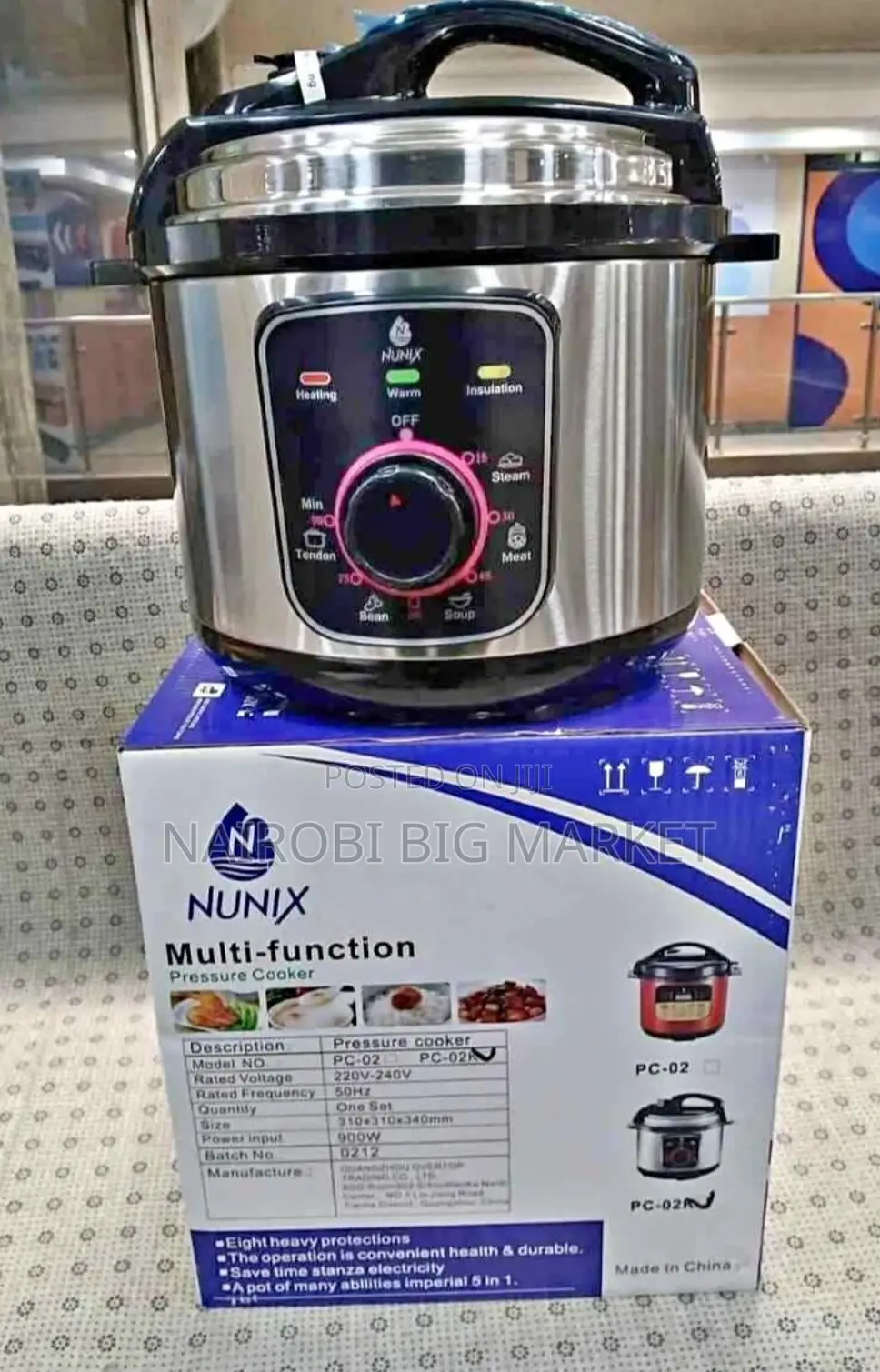 Nunix Pc- Electric Pressure Cooker