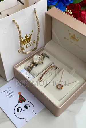 Quality Boxed Customizable 3 Pcs Watch Olevs For Her Gift Sets