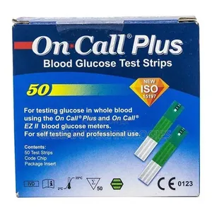 On Call Plus Blood Glucose Test Strips - 50 Strips