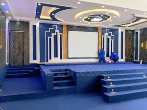 Navy Blue Delta Carpet for Booth and Stages
