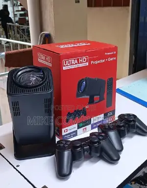 Hy320 Smart Projector With Wireless Controllers | Wifi 6 Android Tv