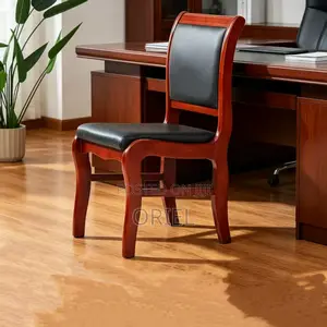 Office Chair : Wooden Frame Office Staff Chair