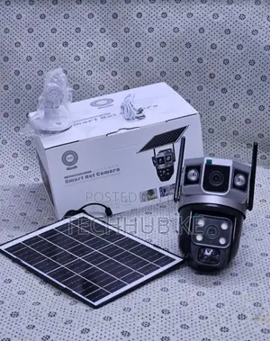 PTZ Solar Sim Card Solar Camera V380 Pro Dual Lens Wireless Camera